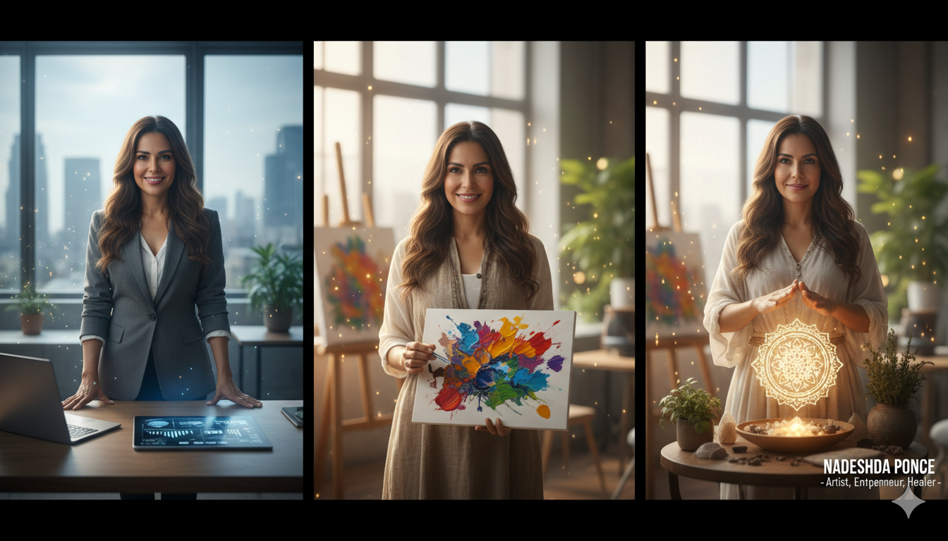 Nadeshda Ponce Biography: Sourcepoint Healing & Creative Visionary