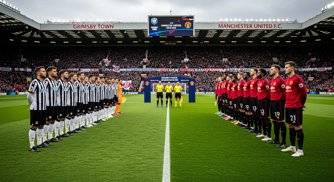 Grimsby Town vs Manchester United F.C. Lineups Full Player Details & Match Insights