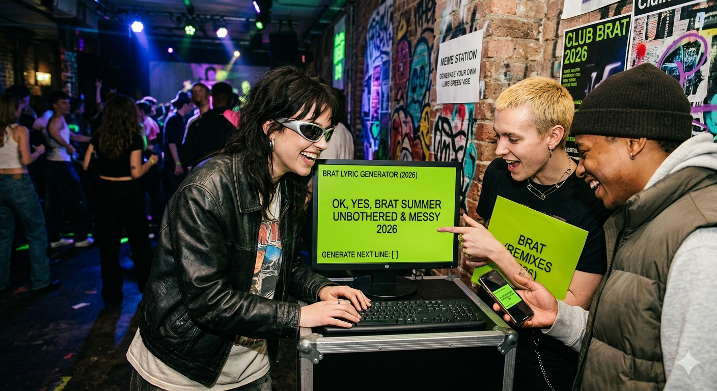 Brat Lyric Generator: Make Your Own Charli XCX Style Lyrics & Memes